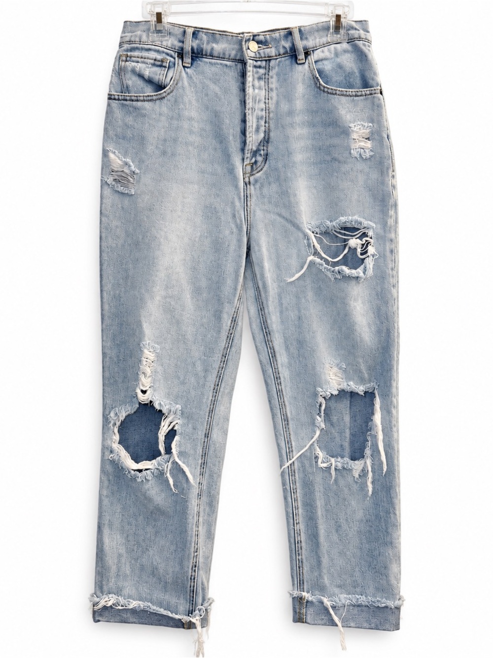 PacSun Light Wash Distressed Boyfriend Jeans